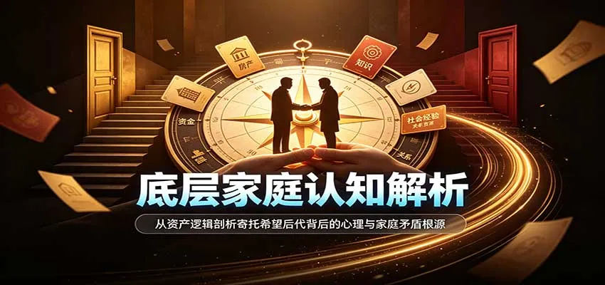 底层家庭认知解析:从资产逻辑剖析寄托希望后代背后的心理与家庭矛盾根源 底层家庭认知解析:从资产逻辑剖析寄托希望后代背后的心理与家庭矛盾根源