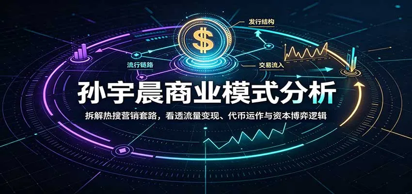 孙宇晨商业模式分析:拆解热搜营销套路,看透流量变现、代币运作与资本博弈逻辑 孙宇晨商业模式分析:拆解热搜营销套路,看透流量变现、代币运作与资本博弈逻辑