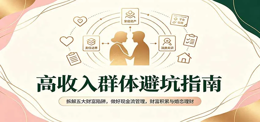 高收入群体避坑指南:拆解五大财富陷阱,做好现金流管理,财富积累与婚恋理财-Ai资源库