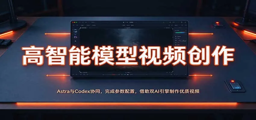 高智能模型视频创作：Astra与Codex协同，完成参数配置，借助双AI引擎制作优质视频-Ai资源库