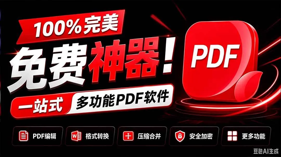 (20512期)100%完美免费神器!一站式多功能PDF软件,支持PDF格式转换压缩编辑等,简约无广告,太Nice了JOPDF-Ai资源库