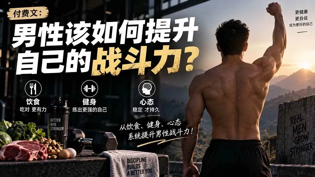 （20421期）付费文章：男性该如何提升自己的战斗力？-Ai资源库