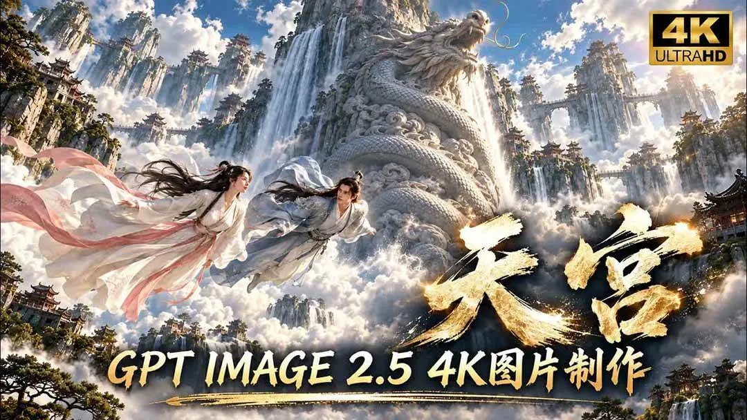 （20764期）【无水印】GPT Image 2.5实测！4K到底多清楚？皮肤、手指、修图与天宫场景全面测试-Ai资源库