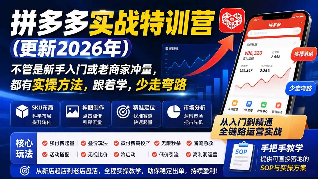 拼多多实战特训营(更新0915-Ai资源库